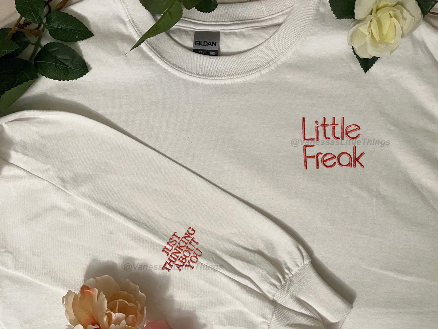 Freak Embroidered Long Sleeve or Crewneck