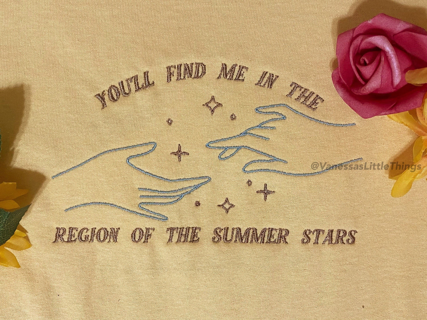 Summer Stars Embroidered T-Shirt or Crewneck