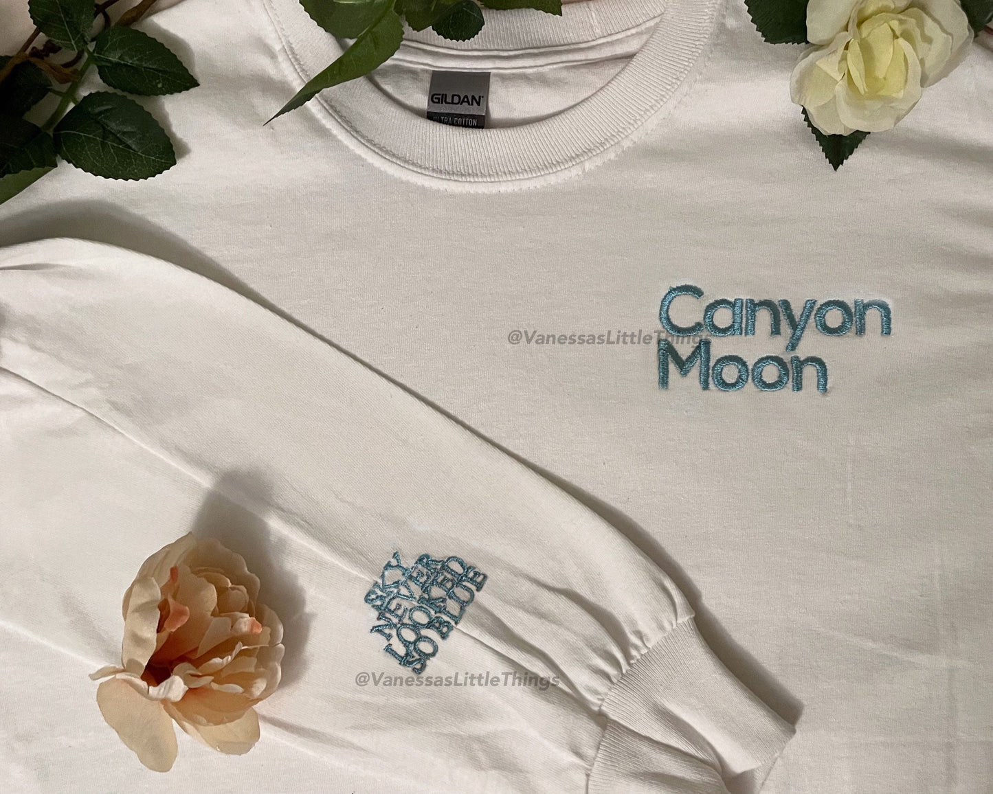 Canyon Embroidered Long Sleeve or Crewneck