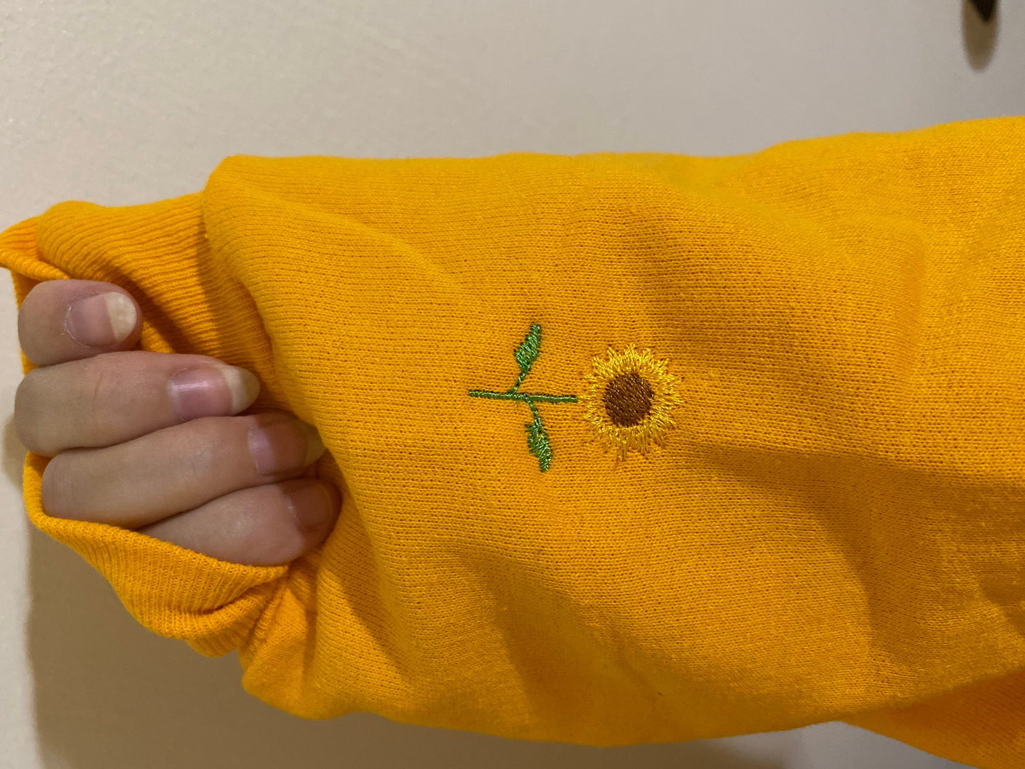 Sunflower Embroidered Crewneck