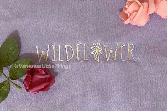 Wildflower Embroidered T-Shirt