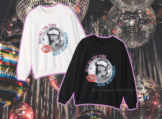 Disco Kiss Crewneck Sweatshirt