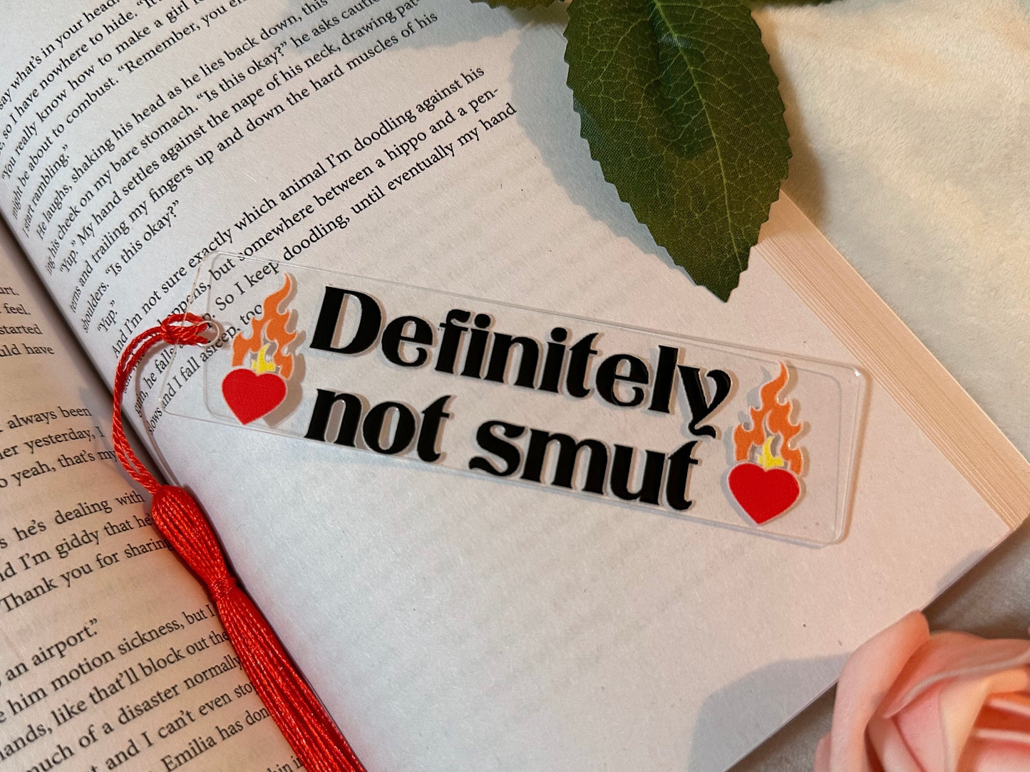 Definitely Not Smut Acrylic Bookmark