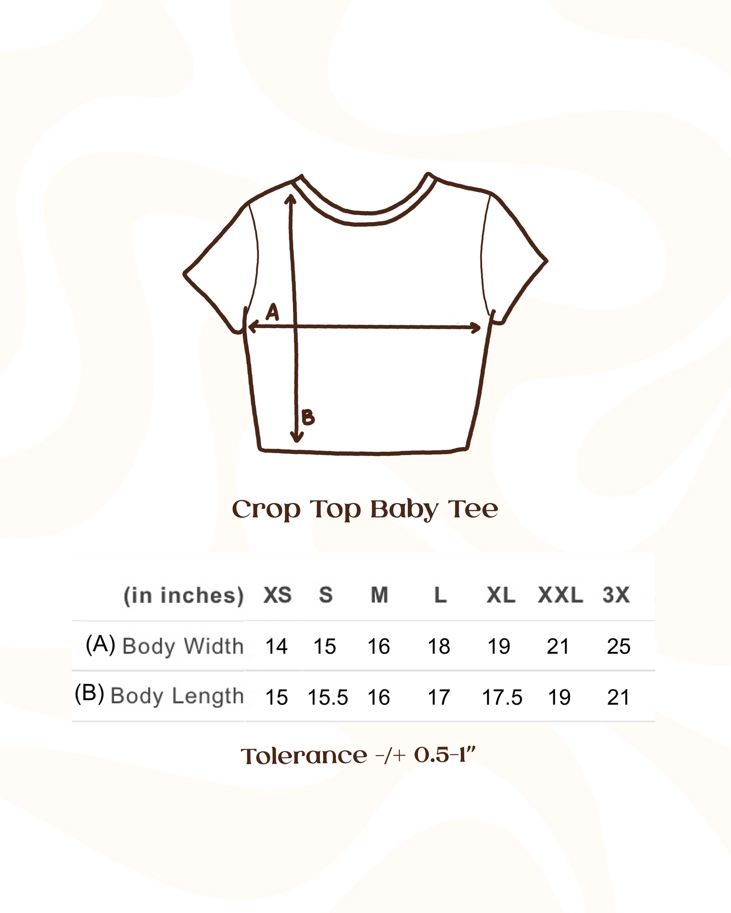 L T Concert Crop Top Baby Tee or T-Shirt