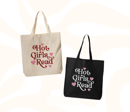 Hot Girls Read Tote Bag