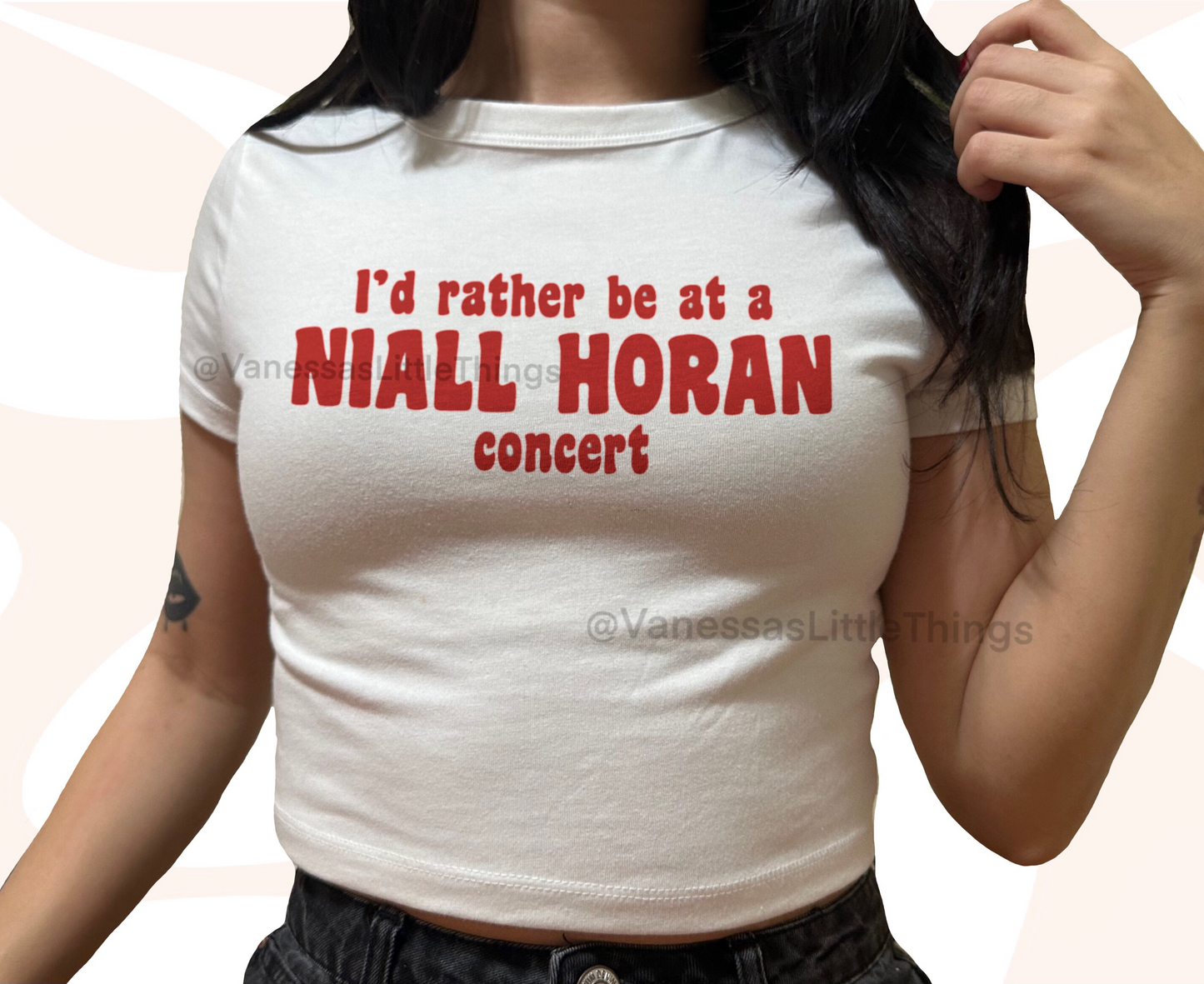 NH Concert Crop Top Baby Tee or T-Shirt